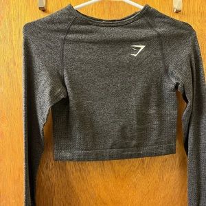 Long sleeve gymshark crop. Size small.